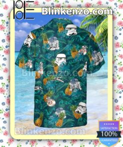 Awesome Star Wars Stormtrooper Pineapple Tropical Men Summer Shirt