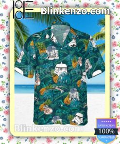 Awesome Star Wars Stormtrooper Pineapple Tropical Men Summer Shirt