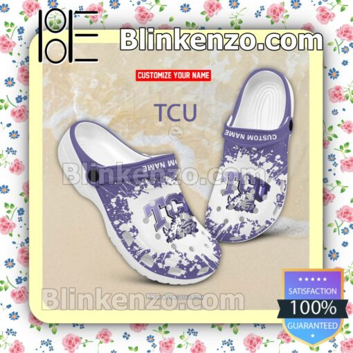 TCU NCAA Crocs Sandals