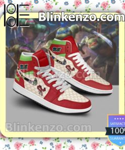 Teenage Mutant Ninja Turtles Raphael Nike Men's Basketball Shoes a