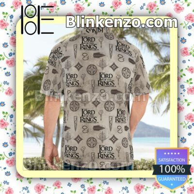 Adorable The Lord Of The Rings Pattern Men Summer Shirt