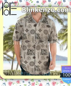 Great artwork! The Lord Of The Rings Pattern Men Summer Shirt