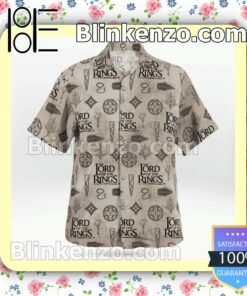 Top The Lord Of The Rings Pattern Men Summer Shirt