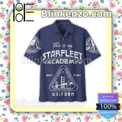 New This Is My Starfleet Academy Uniform Personalized Men Summer Shirt