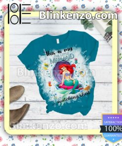 This Is My The Little Mermaid Watching Shirt Fan Sleep Sets a