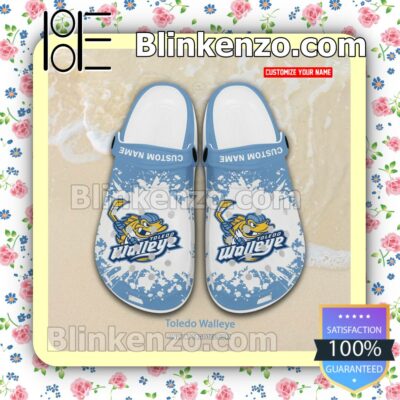 Toledo Walleye Crocs Sandals Slippers a