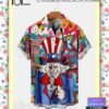 Uncle Sam American Culture Men Summer Shirt