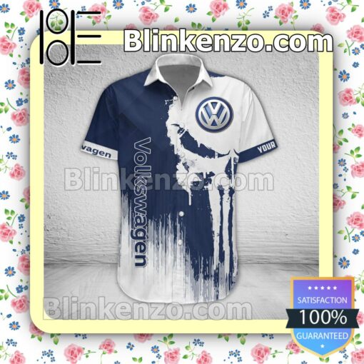 Volkswagen Punisher Skull Casual Shirts a