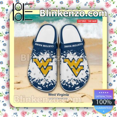 West Virginia NCAA Crocs Sandals a