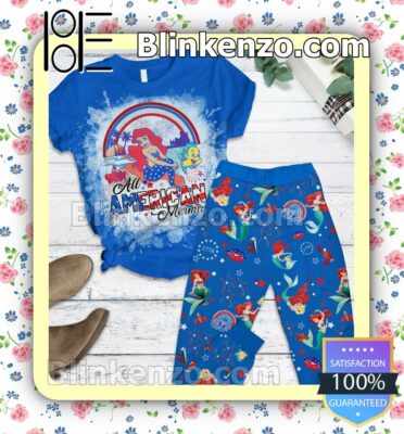 All American Mermaid Nightwear Set of Shirt & Pyjama