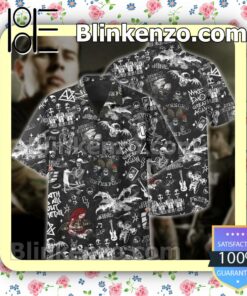 Avenged Sevenfold Skull Pattern Beach Summer Shirt