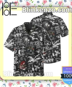 Gorgeous Avenged Sevenfold Skull Pattern Beach Summer Shirt