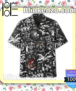 Us Store Avenged Sevenfold Skull Pattern Beach Summer Shirt