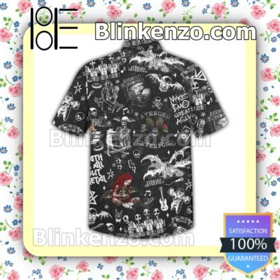 Top Selling Avenged Sevenfold Skull Pattern Beach Summer Shirt