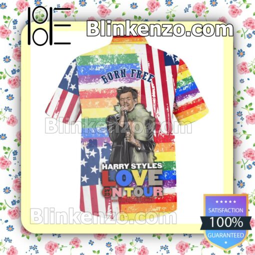 Excellent Born Fire Harry Styles Love On Tour 2023 Rainbow Men Swim Trunks