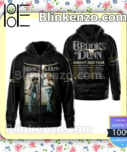 Free Ship Brooks And Dunn Reboot Tour 2023 Jacket Polo Shirt