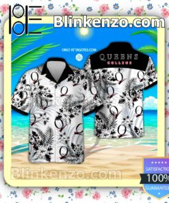 CUNY Queens College Beach Short Sleeve Shirt