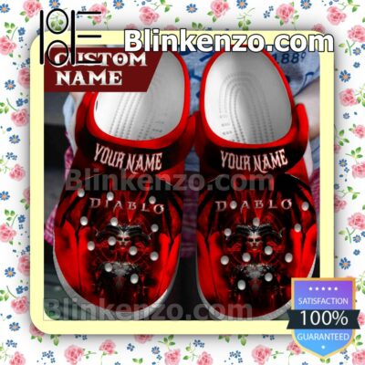 Diablo Video Game Personalized Unisex Crocband Clog