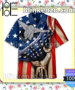 Sale Off Dumbo American Flag Men Swim Trunks