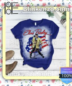 Very Good Quality Elvis Presley American Flag Nightwear Set of Shirt & Pyjama