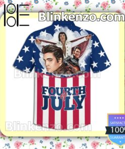 POD Elvis Presley It's Now Or Never Elvis For President 2023 Fourth Of July Men Swim Trunks