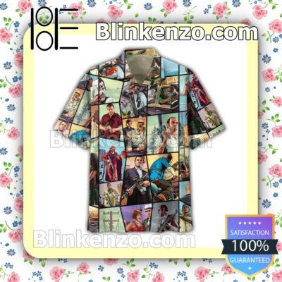 Hot Grand Theft Auto Five Summer Men Shirt