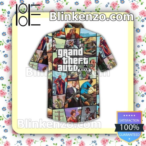 Father's Day Gift Grand Theft Auto Five Summer Men Shirt