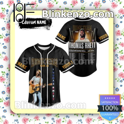 Home Team Tour 23 Thomas Rhett Personalized Baseball Jersey