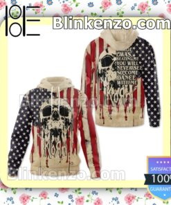 Perfect Korn Inside I Was Beating Me You Will Never See So Come Dance With Me Skull American Flag Jacket Hooded Sweatshirt