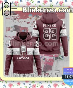 Latvian Ice Hockey 2023 Iihf World Championship Pullover Hoodie Jacket