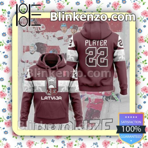 Latvian Ice Hockey 2023 Iihf World Championship Pullover Hoodie Jacket