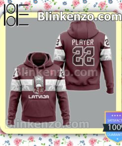 Perfect Latvian Ice Hockey 2023 Iihf World Championship Pullover Hoodie Jacket