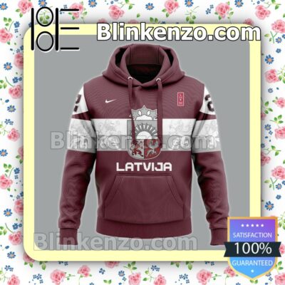 Fantastic Latvian Ice Hockey 2023 Iihf World Championship Pullover Hoodie Jacket