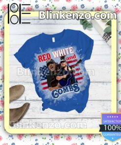 Luke Combs Red White And Combs Nightwear Set of Shirt & Pyjama