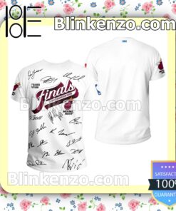 Where To Buy Miami Heat Finals '22-'23 Western Conference Champs Signatures Unisex Gift T-shirts