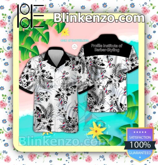 Profile Institute of Barber-Styling Hawaiian Beach Shorts