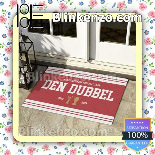 Royal Antwerp Football Club Den Dubbel 2022 2023 Entryway Mats