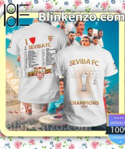 Sevilla Fc Champions 2023 Unisex Gift T-shirts