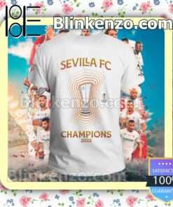 Wonderful Sevilla Fc Champions 2023 Unisex Gift T-shirts