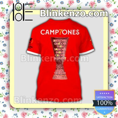 Hot Deal Sevilla Fc Champions Budapest 2023 Unisex Gift T-shirts