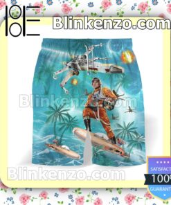 Best Star Wars Luke Skywalker Men Swim Trunks