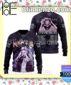 Limited Edition Stevie Nicks Live In Concert Jacket Hooded Sweatshirt