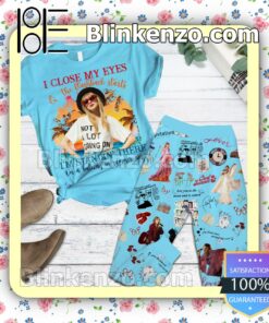 Taylor Swift I Close My Eyes And The Flashback Starts Nightwear Set of Shirt & Pyjama