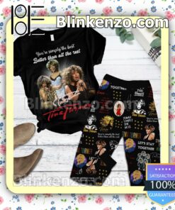 You're Simply The Best Better Than All The Rest Tina Turner Nightwear Set of Shirt & Pyjama