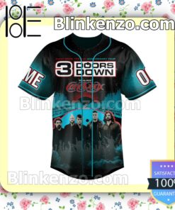 3 Doors Down Away From The Sun Anniversary Tour Personalized Jerseys a