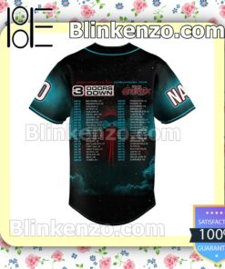 3 Doors Down Away From The Sun Anniversary Tour Personalized Jerseys b