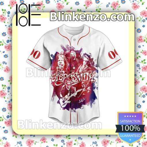 Aerosmith Peace Out Personalized Fan Baseball Jersey Shirt a