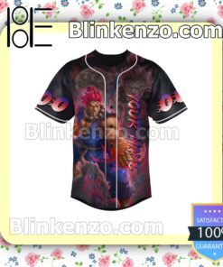 Akuma Street Fighter Personalized Baseball Jersey a