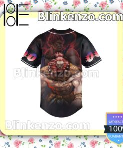 Akuma Street Fighter Personalized Baseball Jersey b