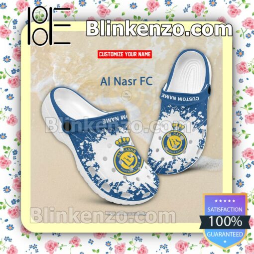 Al Nasr FC Sport Logo Crocs Clogs